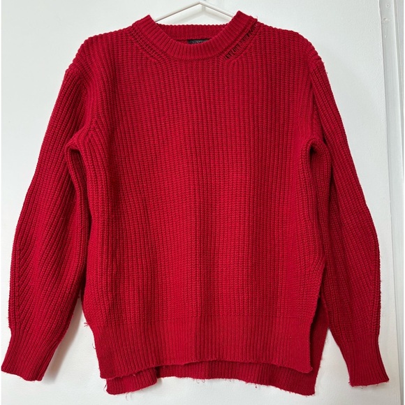 🎉4/30$🎉 Dynamite Red Ribbed Sweater - Size XXS 🔥 - Picture 1 of 5